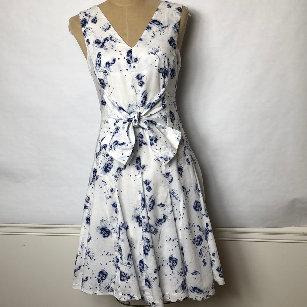 Rebecca Taylor fit & flare full skirt floral dress